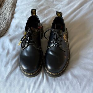 Dr. Martens 1461 Basquiat Leather Oxford Shoes - NEW